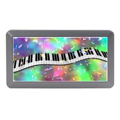 Piano Keys Music Colorful 3d Memory Card Reader (mini) by Nexatart