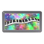 Piano Keys Music Colorful 3d Memory Card Reader (Mini) Front