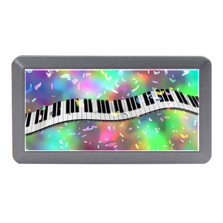 Piano Keys Music Colorful 3d Memory Card Reader (Mini)