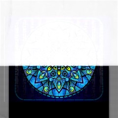 Mandala Blue Abstract Circle Rectangular Jigsaw Puzzl by Nexatart