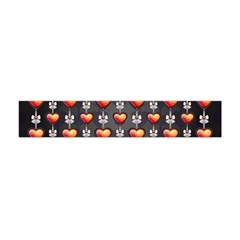 Love Heart Background Flano Scarf (mini) by Nexatart