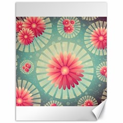 Background Floral Flower Texture Canvas 18  X 24   by Nexatart