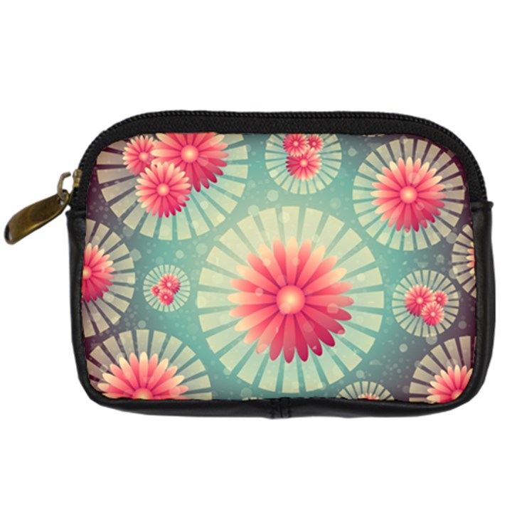 Background Floral Flower Texture Digital Camera Cases