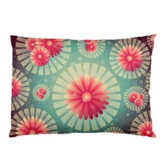 Background Floral Flower Texture Pillow Case (two Sides) by Nexatart