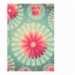 Background Floral Flower Texture Small Garden Flag (Two Sides) Front