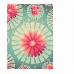 Background Floral Flower Texture Large Garden Flag (two Sides) by Nexatart