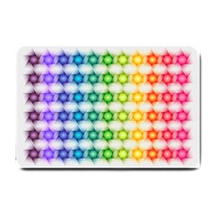 Background Colorful Geometric Small Doormat  by Nexatart