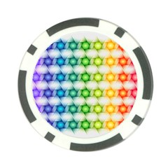 Background Colorful Geometric Poker Chip Card Guard (10 Pack) by Nexatart