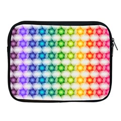 Background Colorful Geometric Apple Ipad 2/3/4 Zipper Cases by Nexatart