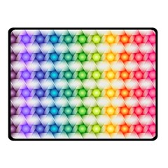 Background Colorful Geometric Double Sided Fleece Blanket (small)  by Nexatart