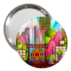 Zen Garden Japanese Nature Garden 3  Handbag Mirrors by Nexatart