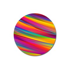 Colorful Background Magnet 3  (round) by Nexatart