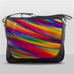 Colorful Background Messenger Bags Front