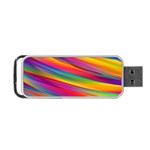 Colorful Background Portable USB Flash (One Side) Front