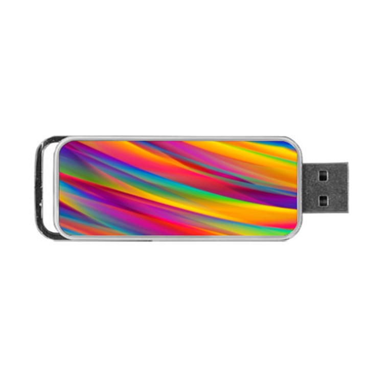 Colorful Background Portable USB Flash (One Side)