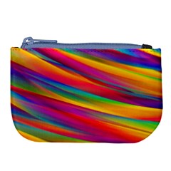 Colorful Background Large Coin Purse