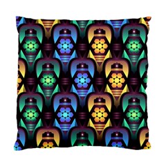 Pattern Background Bright Blue Standard Cushion Case (two Sides) by Nexatart