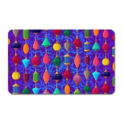 Colorful Background Stones Jewels Magnet (rectangular) by Nexatart