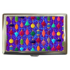 Colorful Background Stones Jewels Cigarette Money Cases by Nexatart