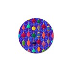 Colorful Background Stones Jewels Golf Ball Marker (10 pack) Front