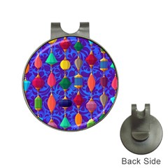 Colorful Background Stones Jewels Hat Clips With Golf Markers by Nexatart