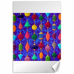 Colorful Background Stones Jewels Canvas 24  X 36  by Nexatart