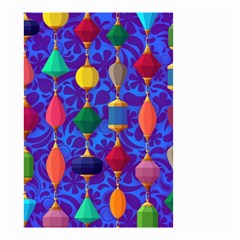 Colorful Background Stones Jewels Small Garden Flag (two Sides) by Nexatart