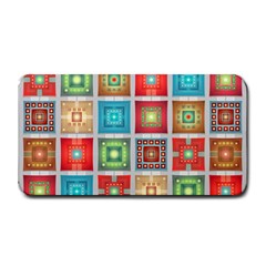 Tiles Pattern Background Colorful Medium Bar Mats by Nexatart