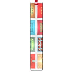 Tiles Pattern Background Colorful Large Book Marks by Nexatart