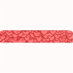 Background Hearts Love Small Bar Mats by Nexatart