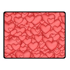 Background Hearts Love Fleece Blanket (small) by Nexatart