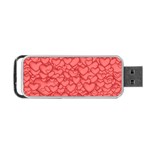 Background Hearts Love Portable USB Flash (Two Sides) Front