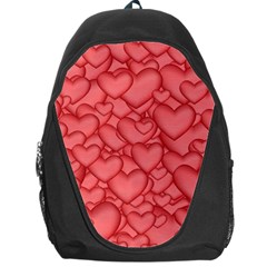 Background Hearts Love Backpack Bag by Nexatart