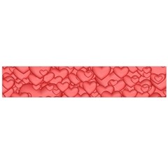 Background Hearts Love Large Flano Scarf  by Nexatart