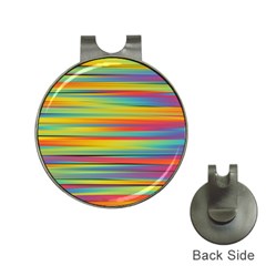 Colorful Background Hat Clips With Golf Markers by Nexatart