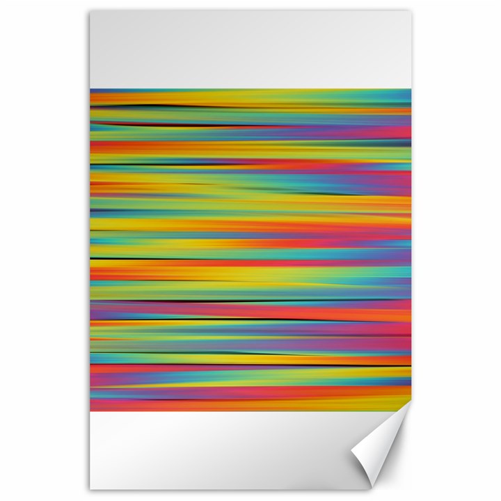 Colorful Background Canvas 24  x 36 