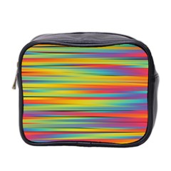 Colorful Background Mini Toiletries Bag 2-side by Nexatart