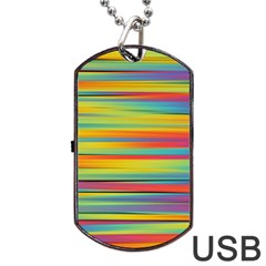 Colorful Background Dog Tag Usb Flash (two Sides) by Nexatart