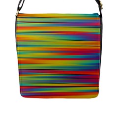 Colorful Background Flap Messenger Bag (l)  by Nexatart