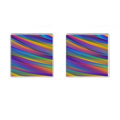 Colorful Background Cufflinks (square) by Nexatart