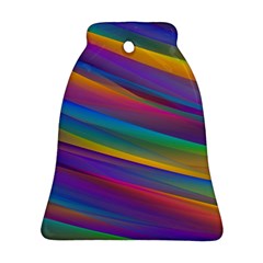 Colorful Background Bell Ornament (two Sides) by Nexatart