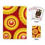 Floral Abstract Background Texture Playing Card Back