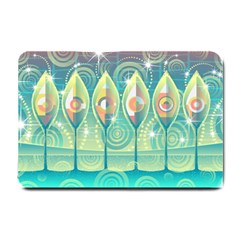 Background Landscape Surreal Small Doormat  by Nexatart