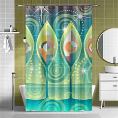 Background Landscape Surreal Shower Curtain 48  X 72  (small)  by Nexatart