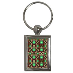 Pattern Background Bright Brown Key Chains (rectangle) 