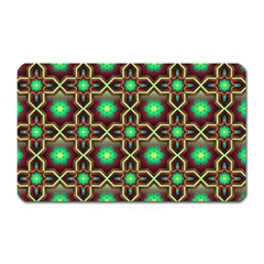 Pattern Background Bright Brown Magnet (rectangular) by Nexatart