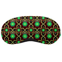 Pattern Background Bright Brown Sleeping Masks by Nexatart