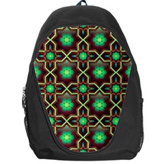 Pattern Background Bright Brown Backpack Bag by Nexatart