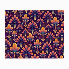 Abstract Background Floral Pattern Small Glasses Cloth by Nexatart