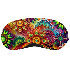 Colorful Abstract Background Colorful Sleeping Masks by Nexatart